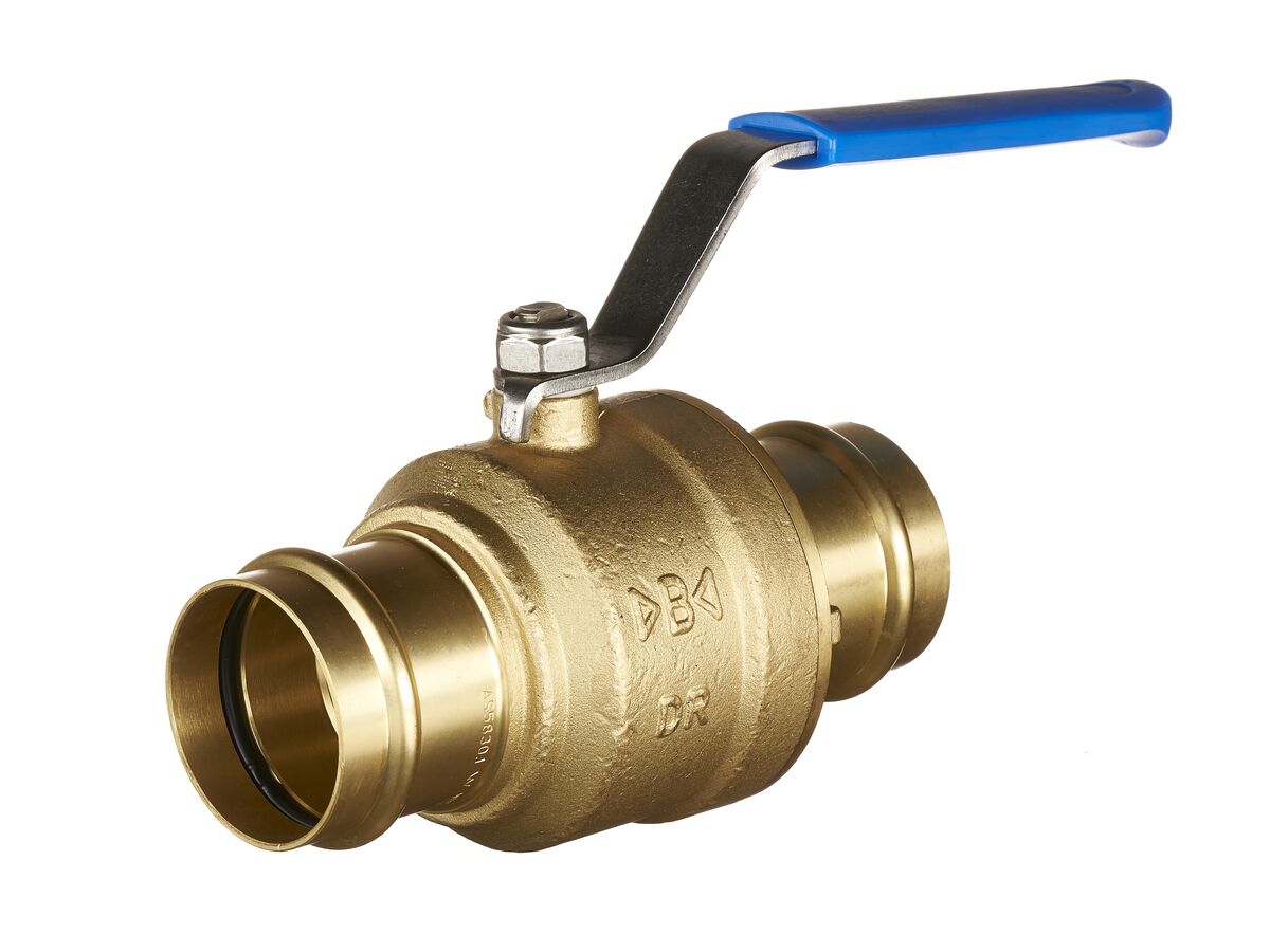 BPress Water Ball Valve w/ Lever Handle 50mm Copper from Reece