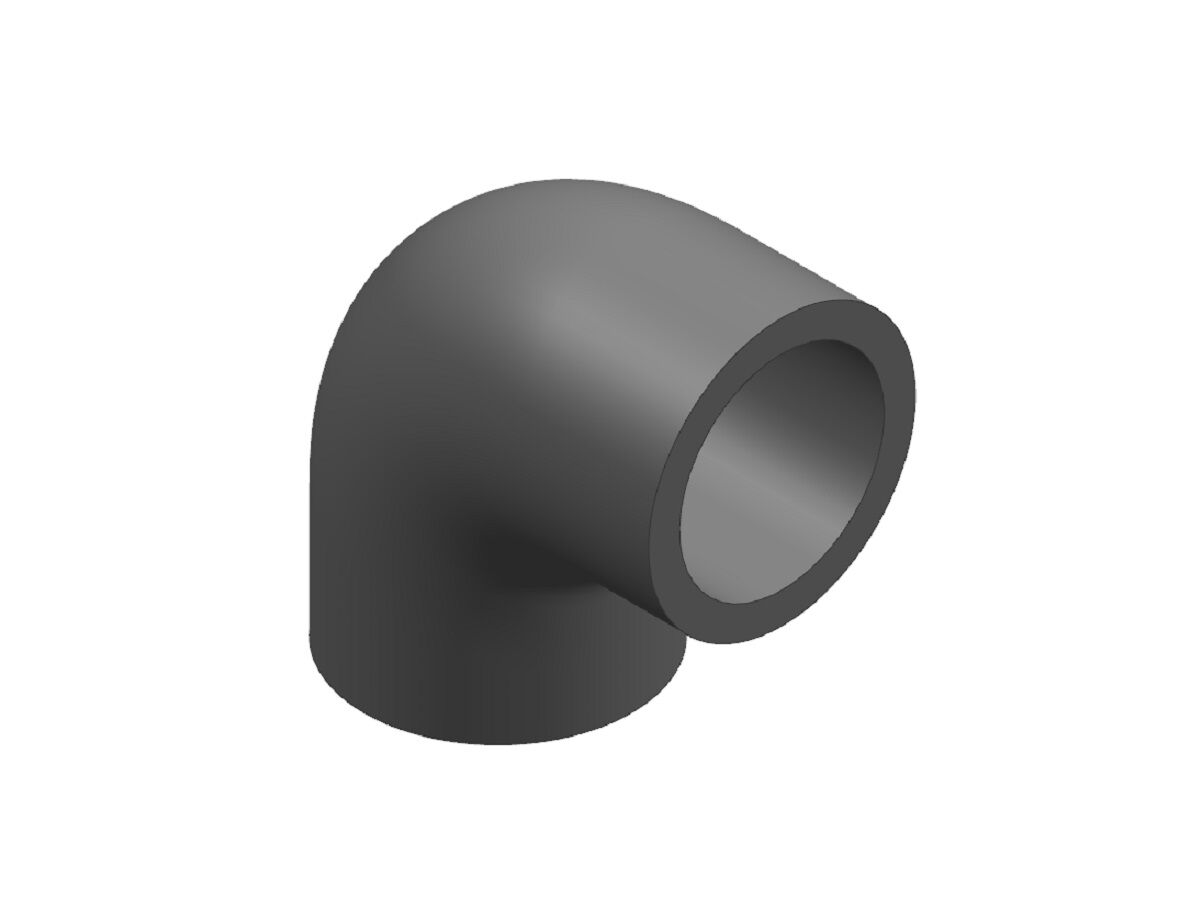 Schedule 80 PVCU Plain Female 90 Degree Elbow 25mm from Reece