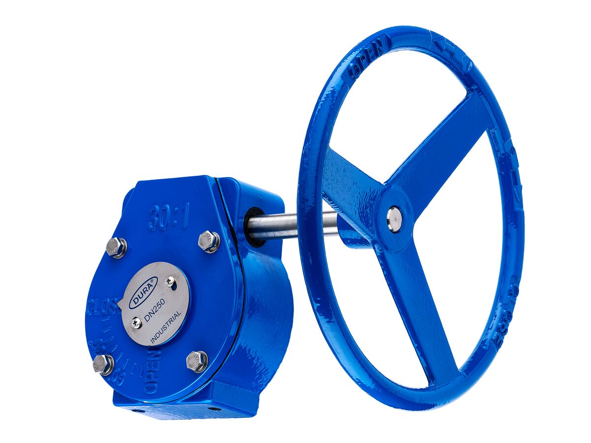 Dura Industrial Gearbox To Suit Butterfly Valve 250mm