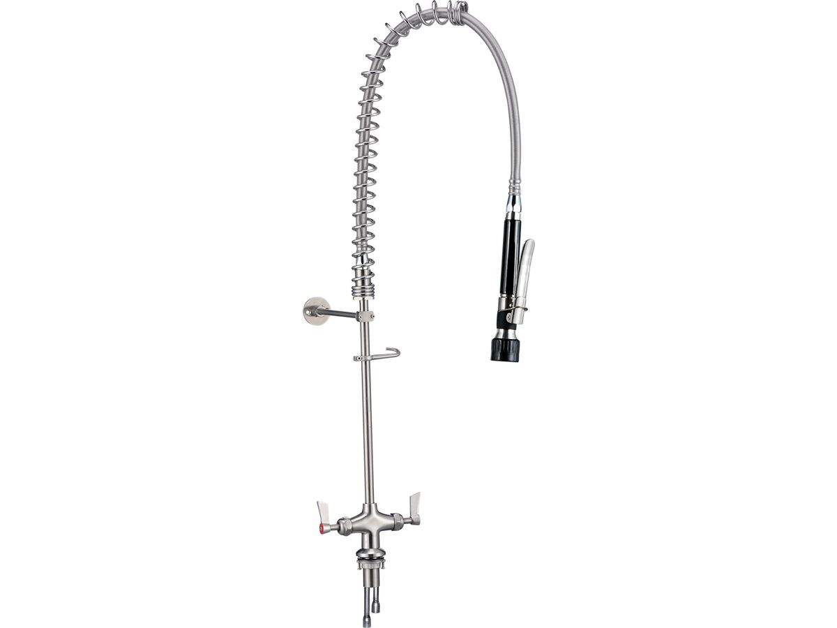 Dual Hob Mount Pre Rinse Unit Complete (6 Star)