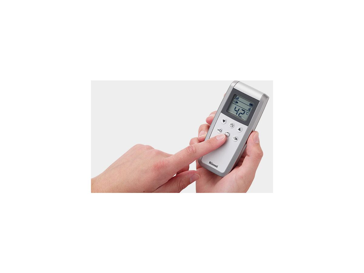 Rinnai Wireless Water Controller Silver/Beige from Reece