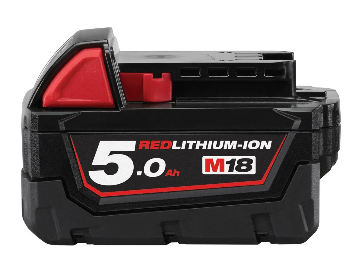 Milwaukee Red Lithium Battery 5.0AH 18V from Reece