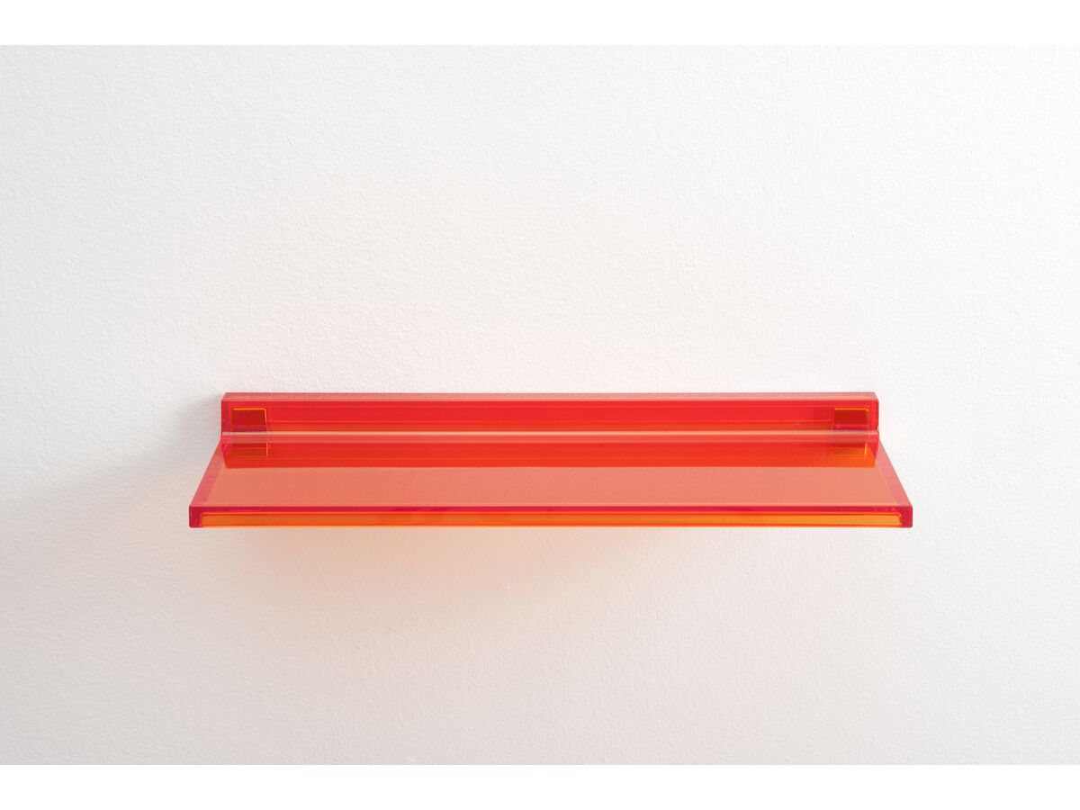 LAUFEN Kartell Wall Mounted Shelf 450mm x 155mm x 40mm Tangerine Orange