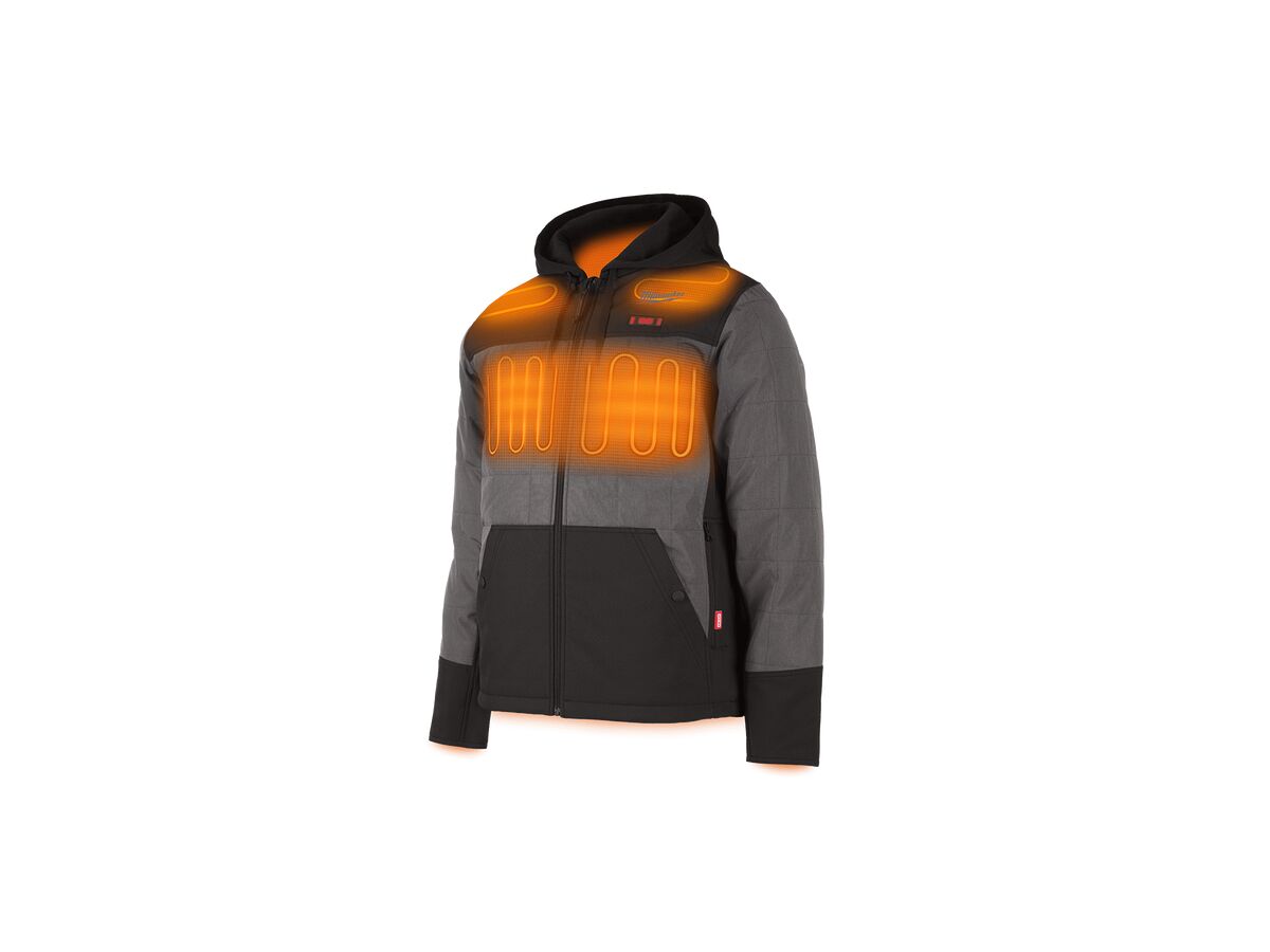 Milwaukee M12 AXIS Heated Jacket Grey