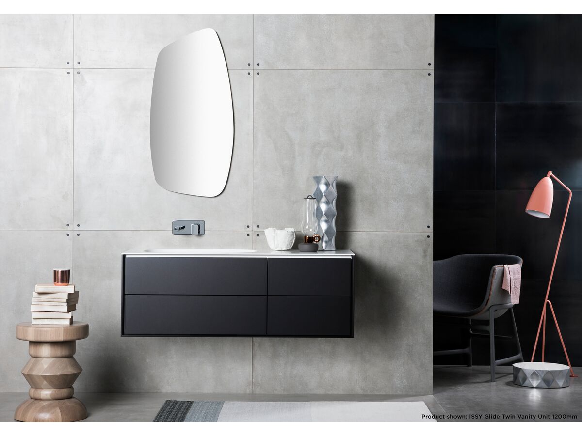 ISSY Glide Twin 1751mm 2000mm Custom Wall Hung Vanity Unit Double