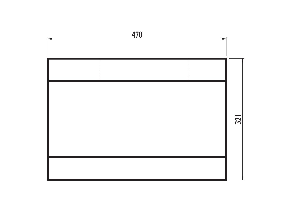 Mizu Bloc Wall Hung Vanity Unit No Basin 1200mm Black/ White