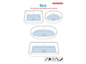 Installation Instructions - Roca The Gap Semi Inset Basins with Overflow