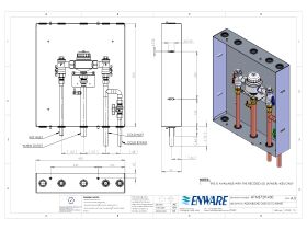 Aquablend 2500 Cabinet Hot Water/Cold Water Bottom Inlet Stainless Steel 430 x 500mm