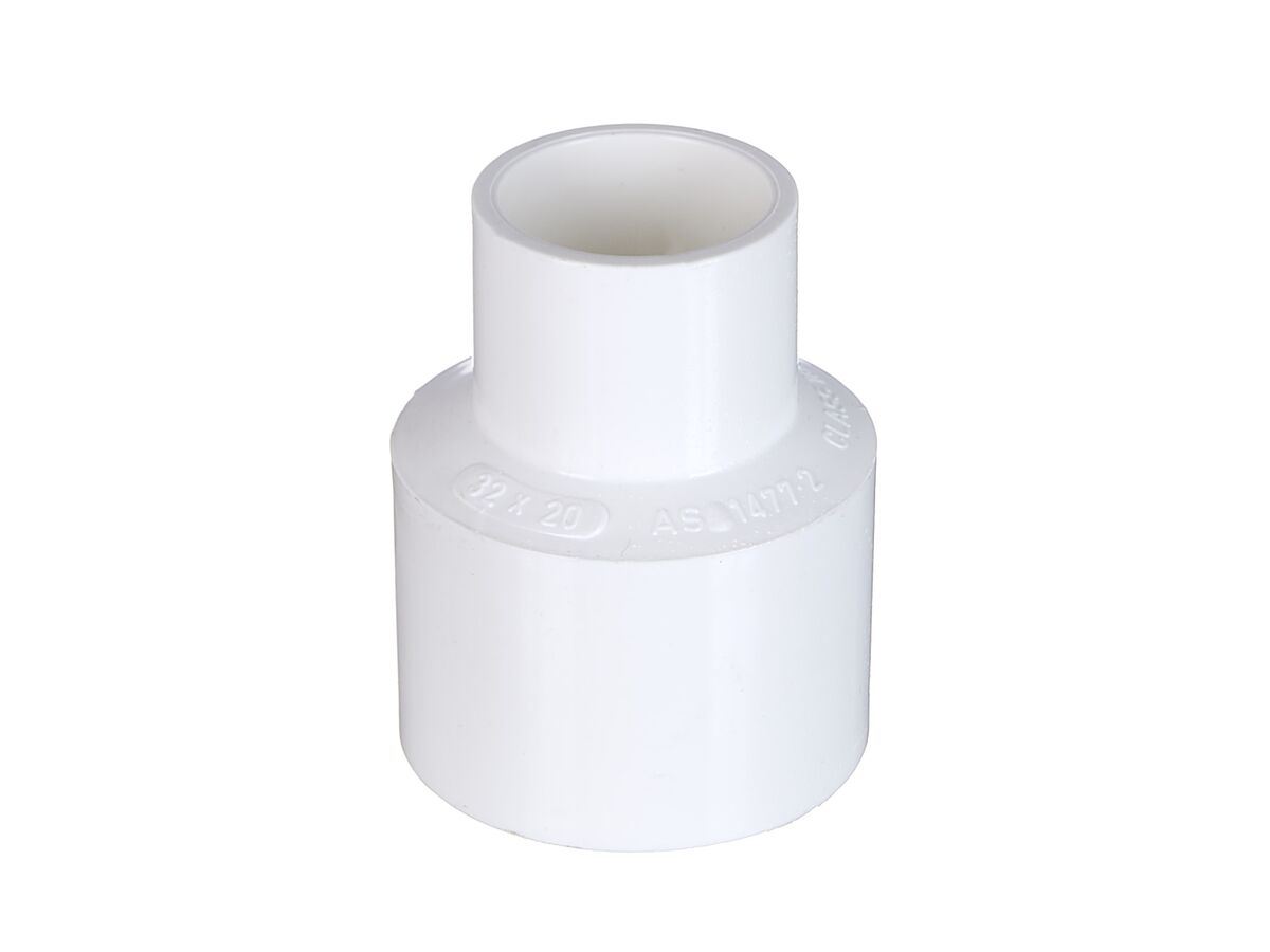 PVC Pressure Reducing Coupling 8 32mm x 20mm from Reece