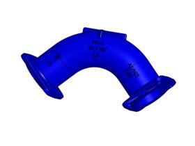 Dimax Bend Flange - Flange PN16 B5 80mm x 90 Degree