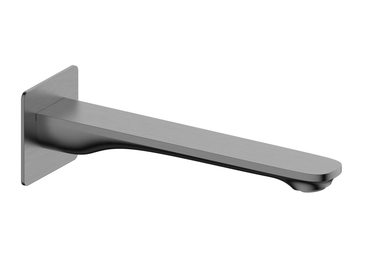 Mizu Silk Bath Outlet Brushed Gunmetal from Reece