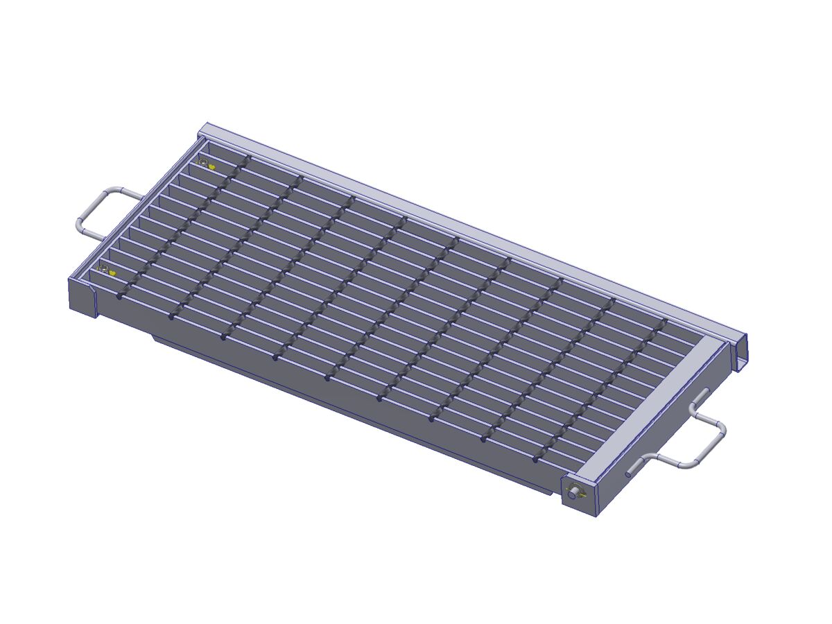 Kerb Gully Grate "D" 900mm x 450mm from Reece