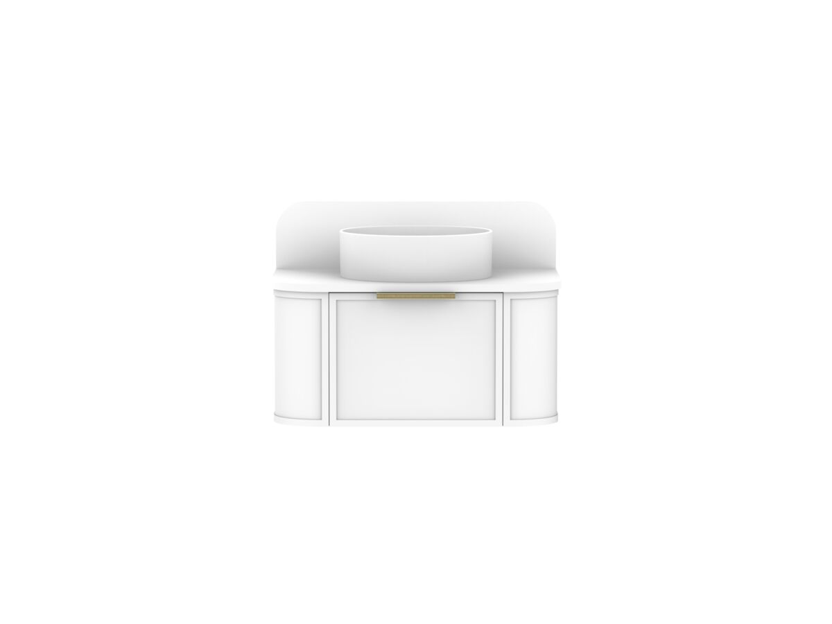 ADP Flo by Alisa & Lysandra All Drawer Vanity Unit Centre Bowl 750 Friday Quartz Top 1 Drawer (No Basin)