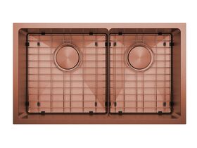 Hero  - Memo Zenna 1 3/4 Bowl Sink Stainless Steel Nanoplated Bronze