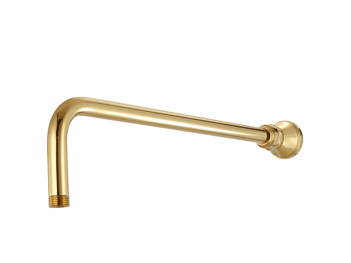 Kado Era Wall Straight Shower Arm 450mm Brass Gold (4 Star) from Reece