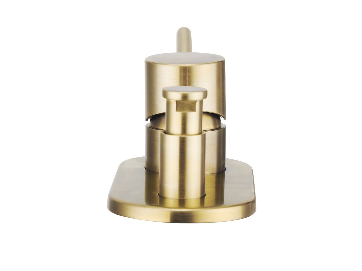 Mizu Drift MK2 Shower Mixer Kit with Diverter Brushed Gold from Reece