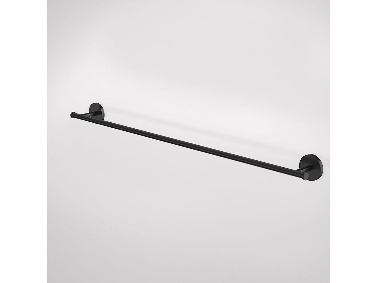 Liano Nexus Single Towel Rail Black