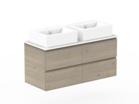 Posh Domaine All Drawer Wall Hung Vanity Unit