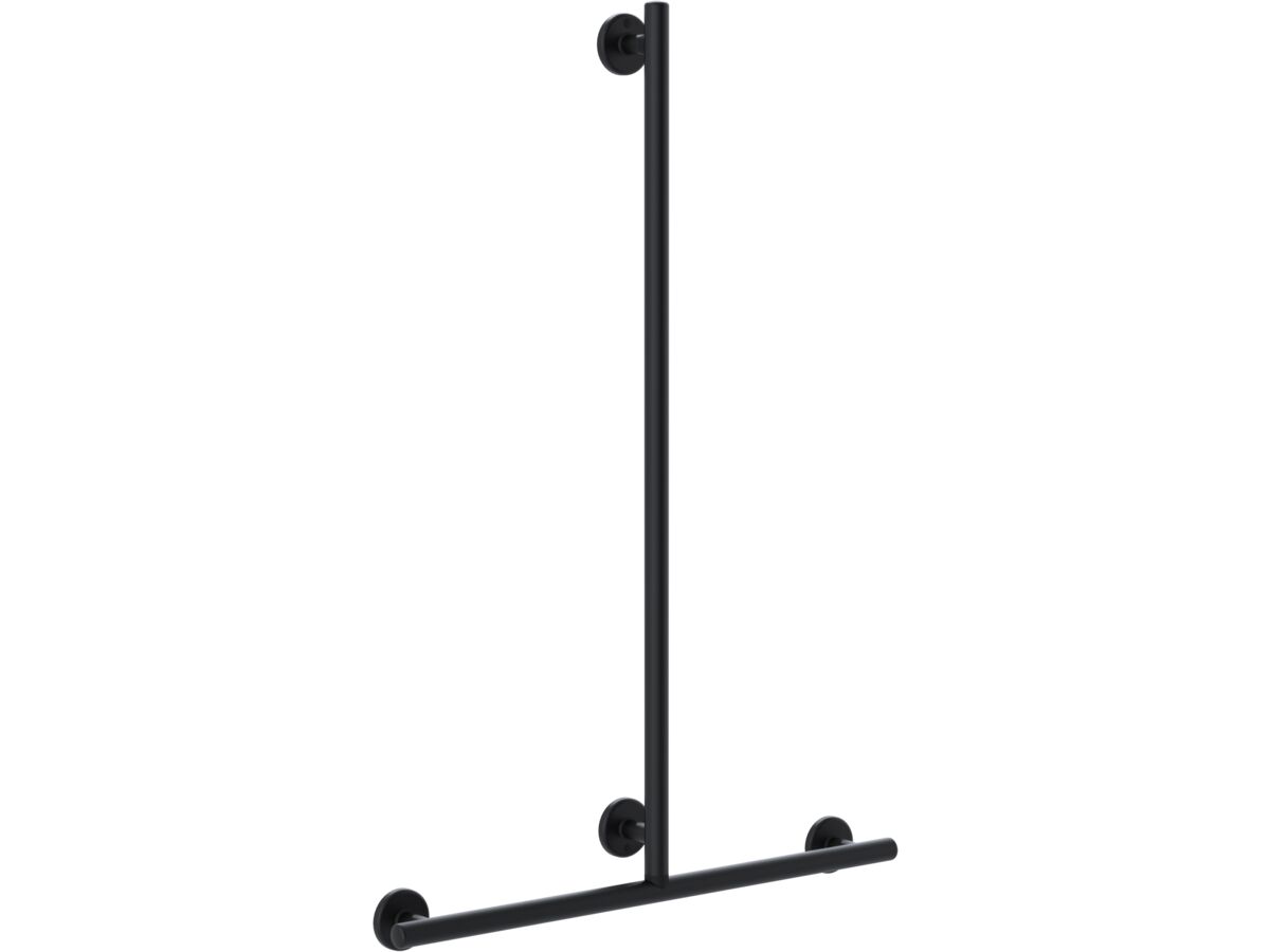 Mizu Drift Handshower Grab Rail 700 x 1100 mm - Matte Black