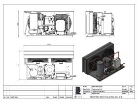 Tecumseh EVO Condensing Unit 3.5hp R134 MHBP EPCH4543Y-3 Phase