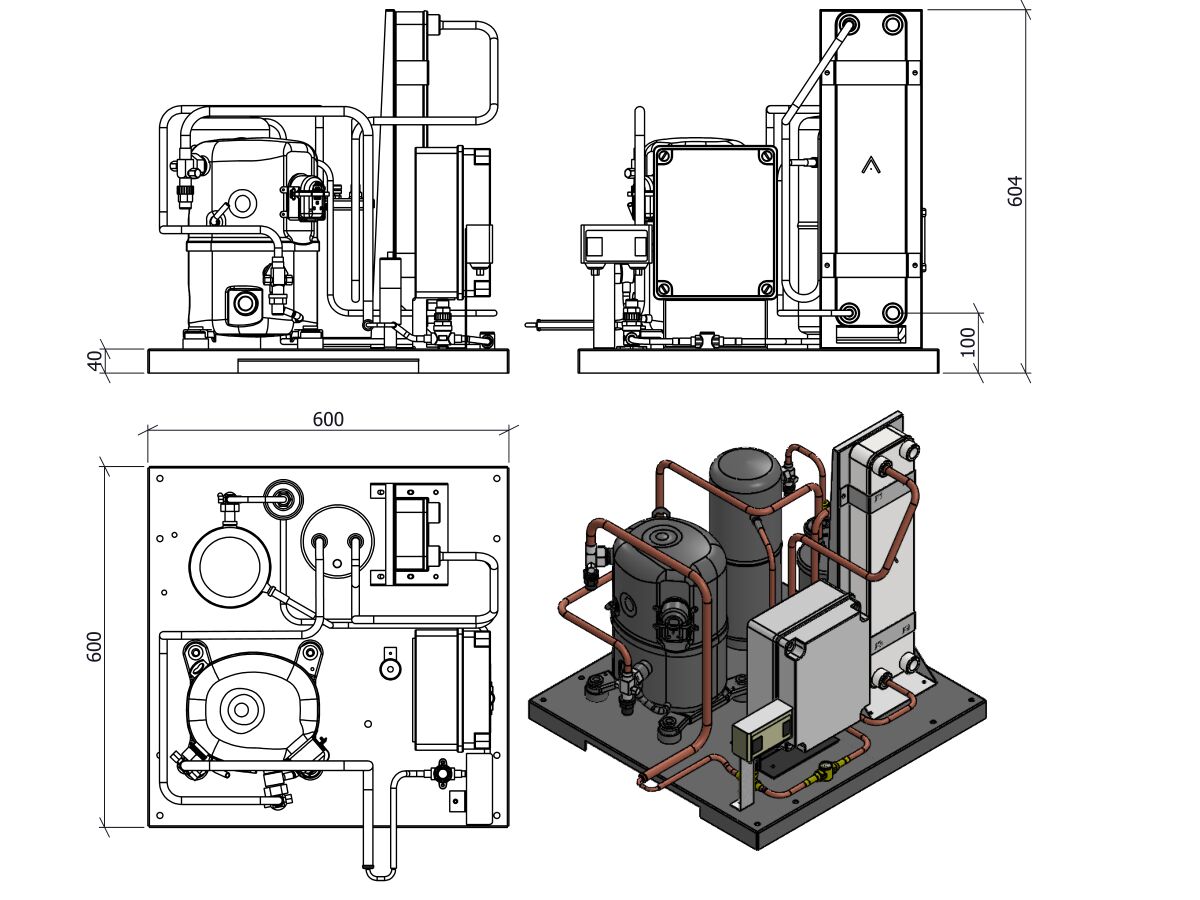 Tecumseh Evo-Aqua Condensing Unit