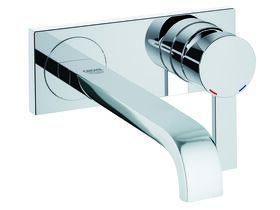 Grohe Allure Wall Bath Mixer Set Trimset Chrome