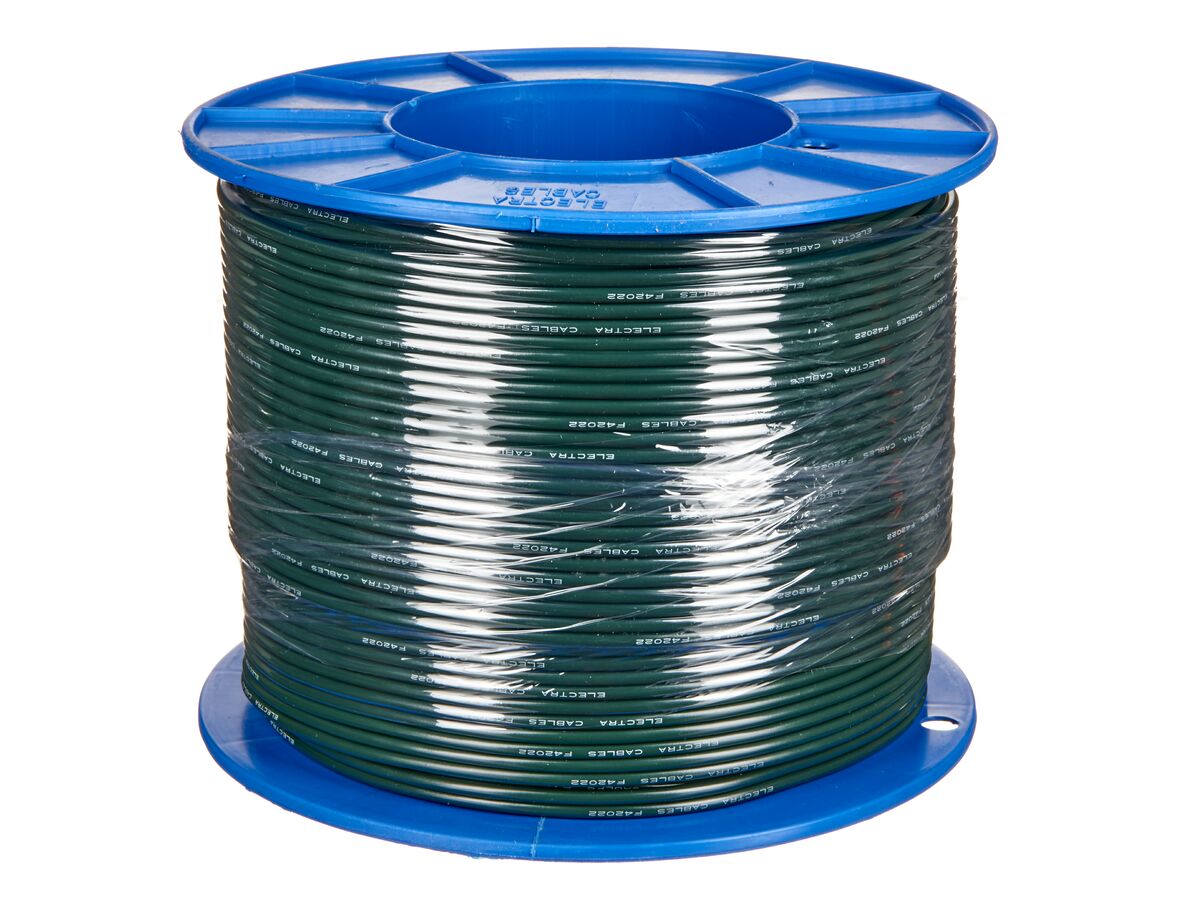 Lighting Cable Green 1.3mm Figure 8 100M