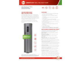 Specification Sheet - Rheem Ambipower MDc-180 Heat Pump 2.4kW Blue Anode R513a