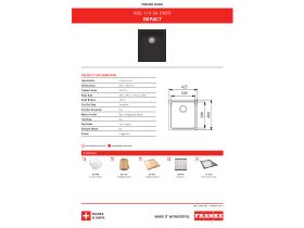 Technical Guide - Franke Impact Granite IMG110-36 Single Bowl Undermount Sink Onyx