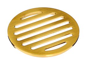 Mizu Drift Trapscrew Grate Only 100mm Brushed Gold