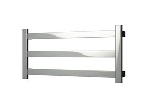Milli Edge MK2 Heated / Non Heated Towel Rail 900mm x 420mm Polished Stainless Steel