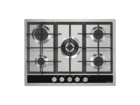 Inalto Cooktop Gas 700mm 5 Burner with Wok Burner