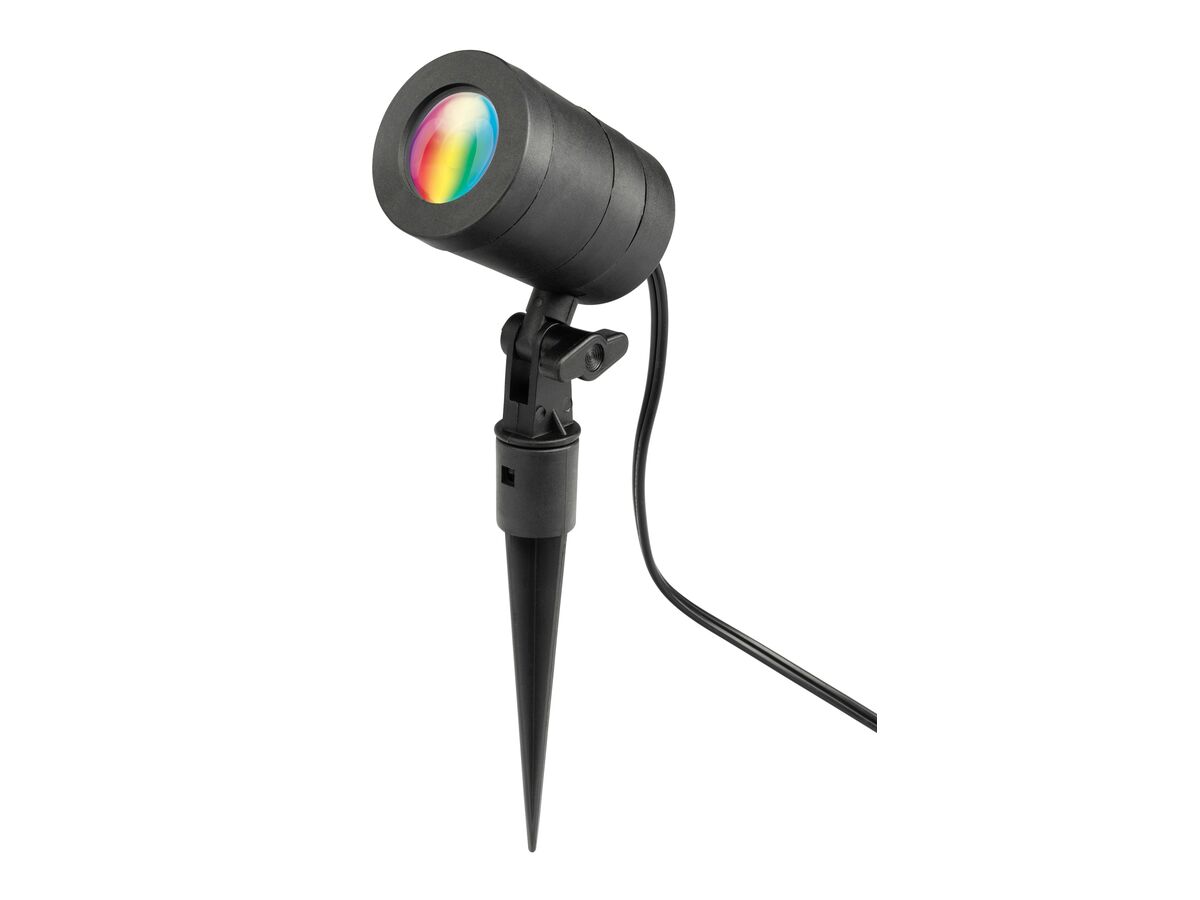 Brilliant Botanic 9W RBG IP68 Garden Spot Light Black from Reece