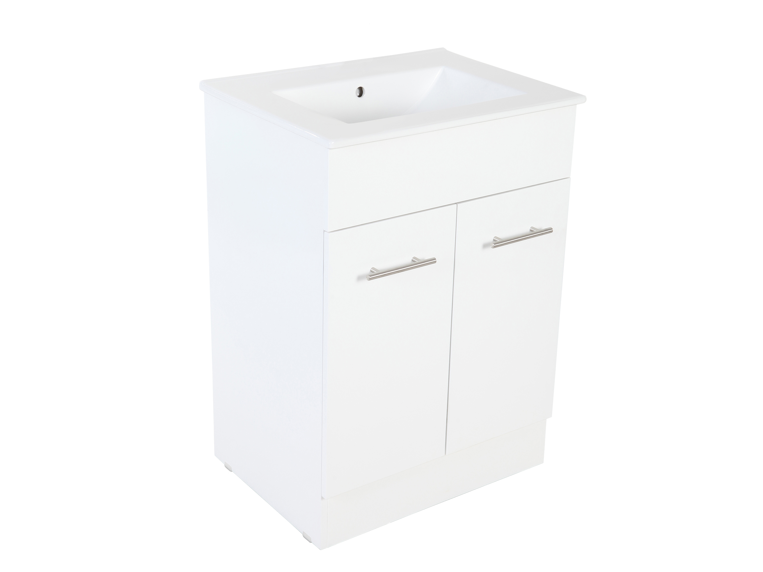 Posh Bristol MK2 600mm Vanity Unit with Kick Centre Bowl 2 Door 3 ...