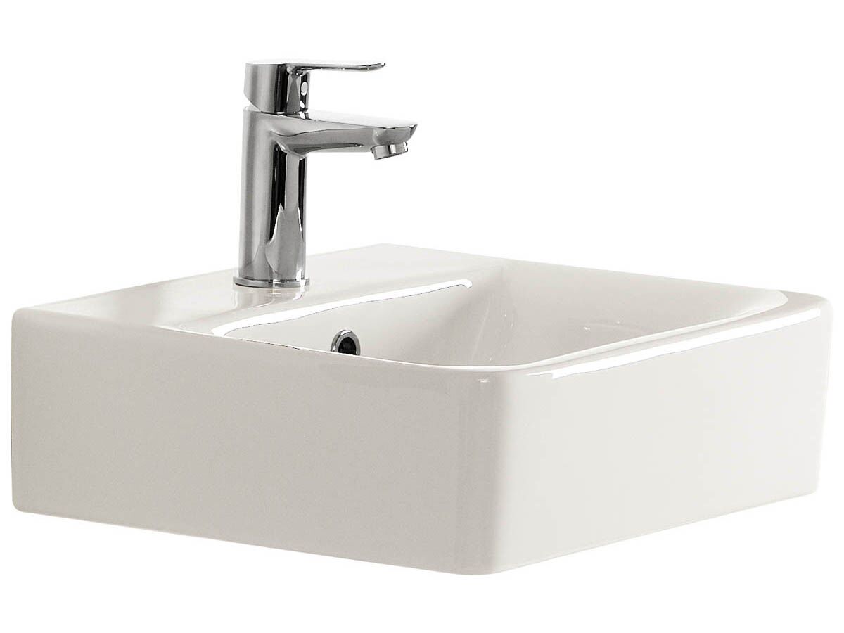 American Standard Concept Wall Basin with Fixing Bolts 1 Taphole 400mm White