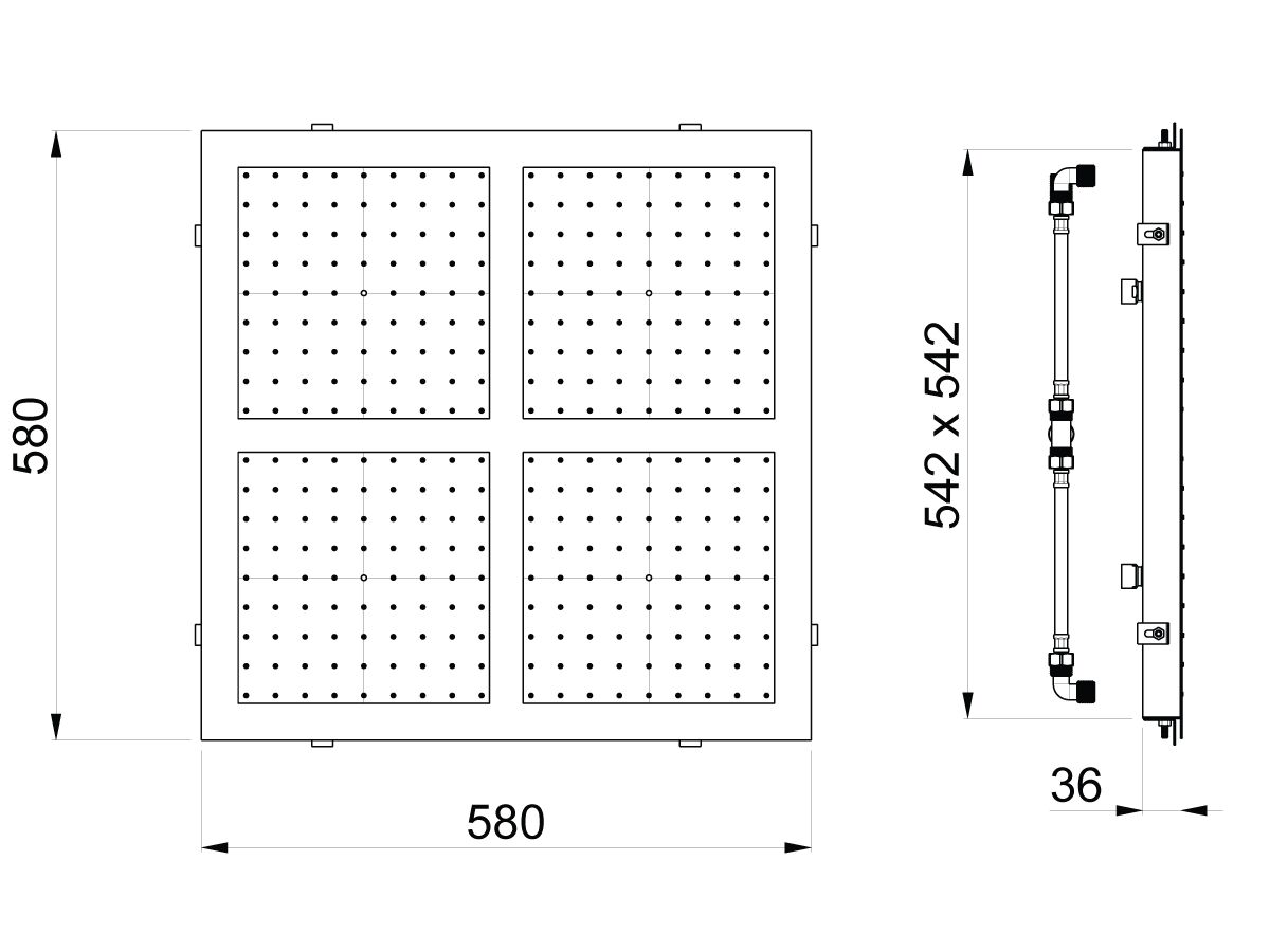 Nikles Quatre Rainframe 580mm Chrome (0 Star)