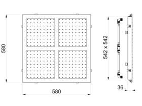 Nikles Quatre Rainframe 580mm Chrome (0 Star)