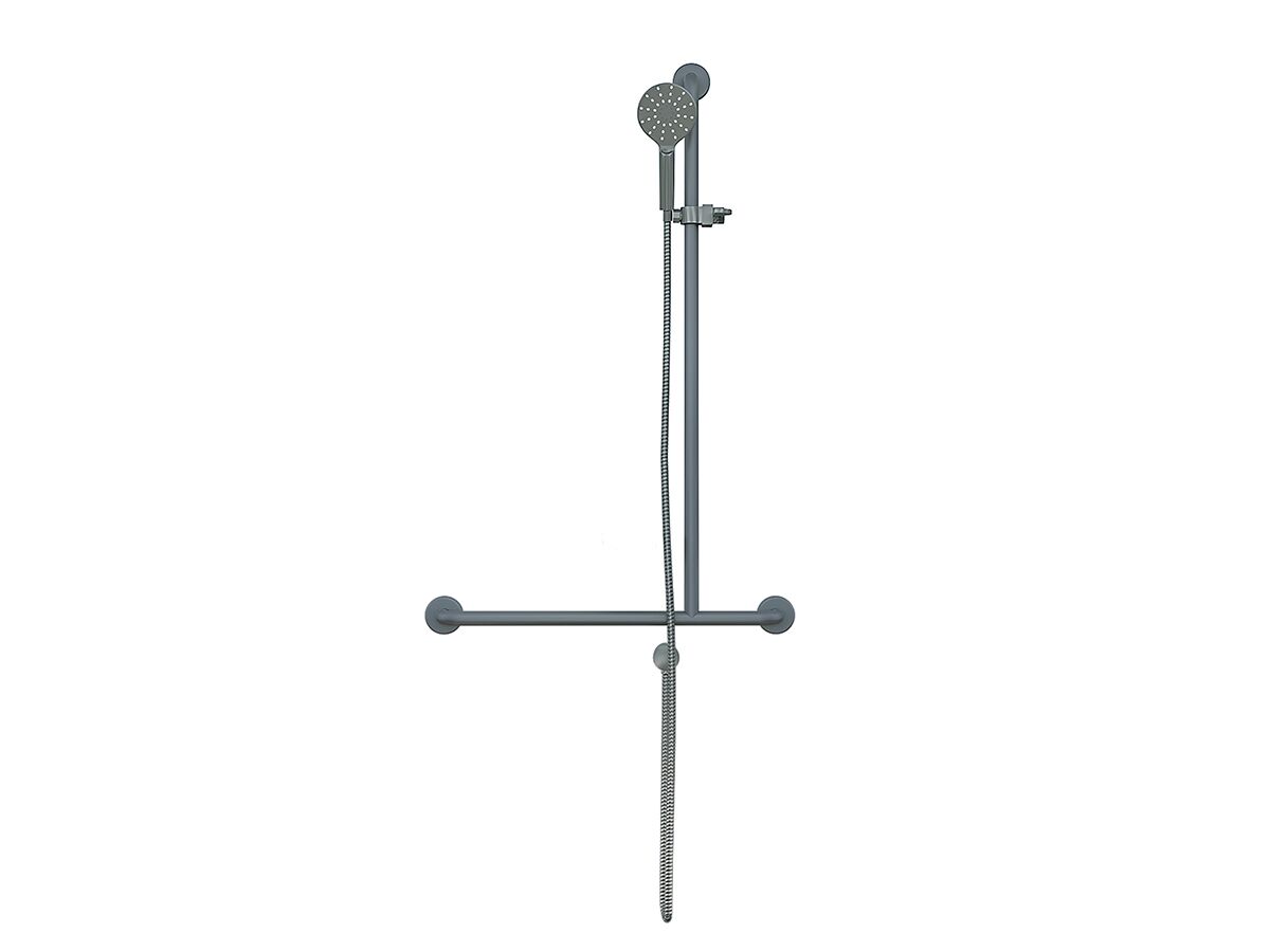 Shower T-Rail Slider Handshower Set with 2 Meter Hose Right Hand (4 Star)