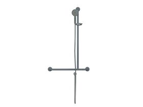 Shower T-Rail Slider Handshower Set with 2 Meter Hose Right Hand (4 Star)