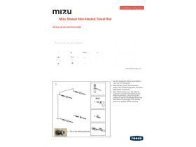 Installation Instructions - Mizu Stream Non Heated Towel Rail