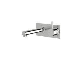 Scala Bath Mixer Tap Outlet System Straight 160mm Right Hand Operation Chrome