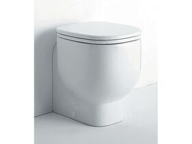 Pozzi Ginori Lavabi 500 Toilet Pan White/Chrome