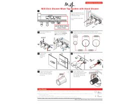 Installation Instructions - Milli Etch Shower Mixer Tap System with Handshower
