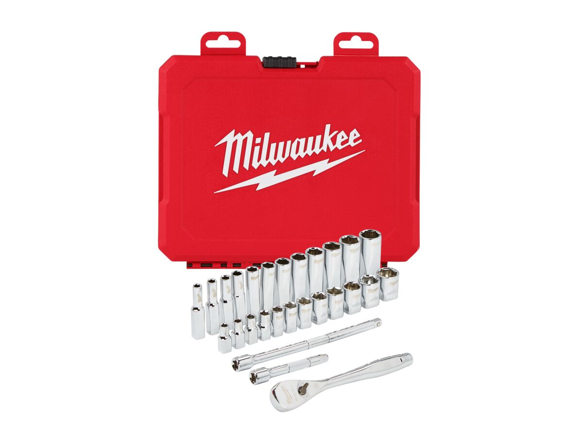 Milwaukee Drive 28pc Ratchet Socket Set