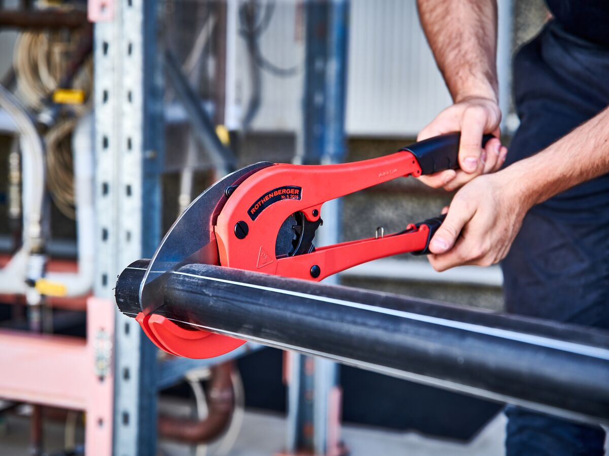 Rothenberger Rocut 75TC Plastic Pipe Shear from Reece