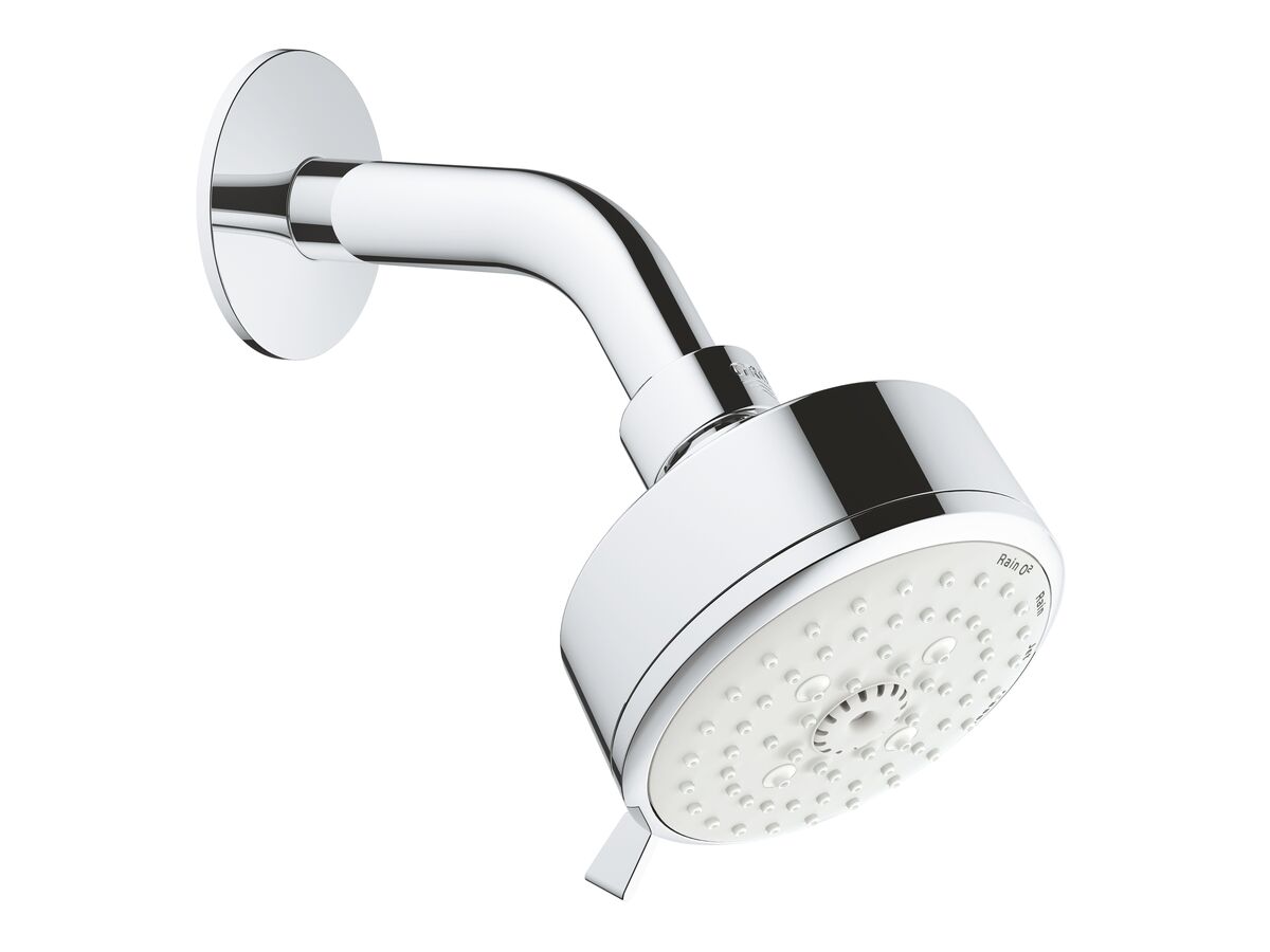 GROHE Tempesta Cosmopolitan 100 Wall Shower with Arm 4 Spray White (Not