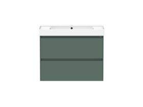 Roca Ona Vanity All Drawer Twin Centre Bowl 800mm Matte Green