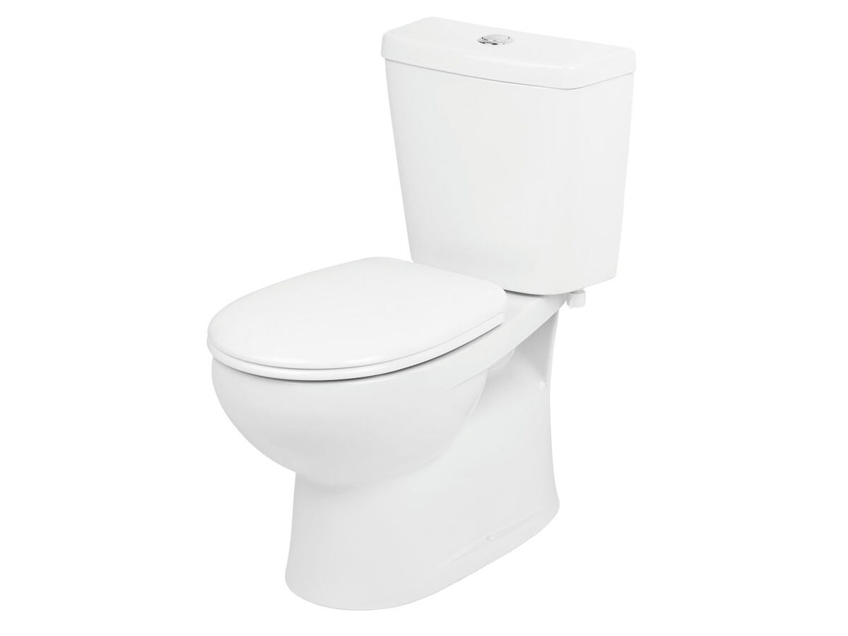 Stylus Venecia Close Coupled Toilet Suite Bottom Inlet P Trap Soft