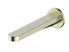 Mizu Soothe MK2 Basin/Bath Outlet 250 Brushed Brass (6 Star)