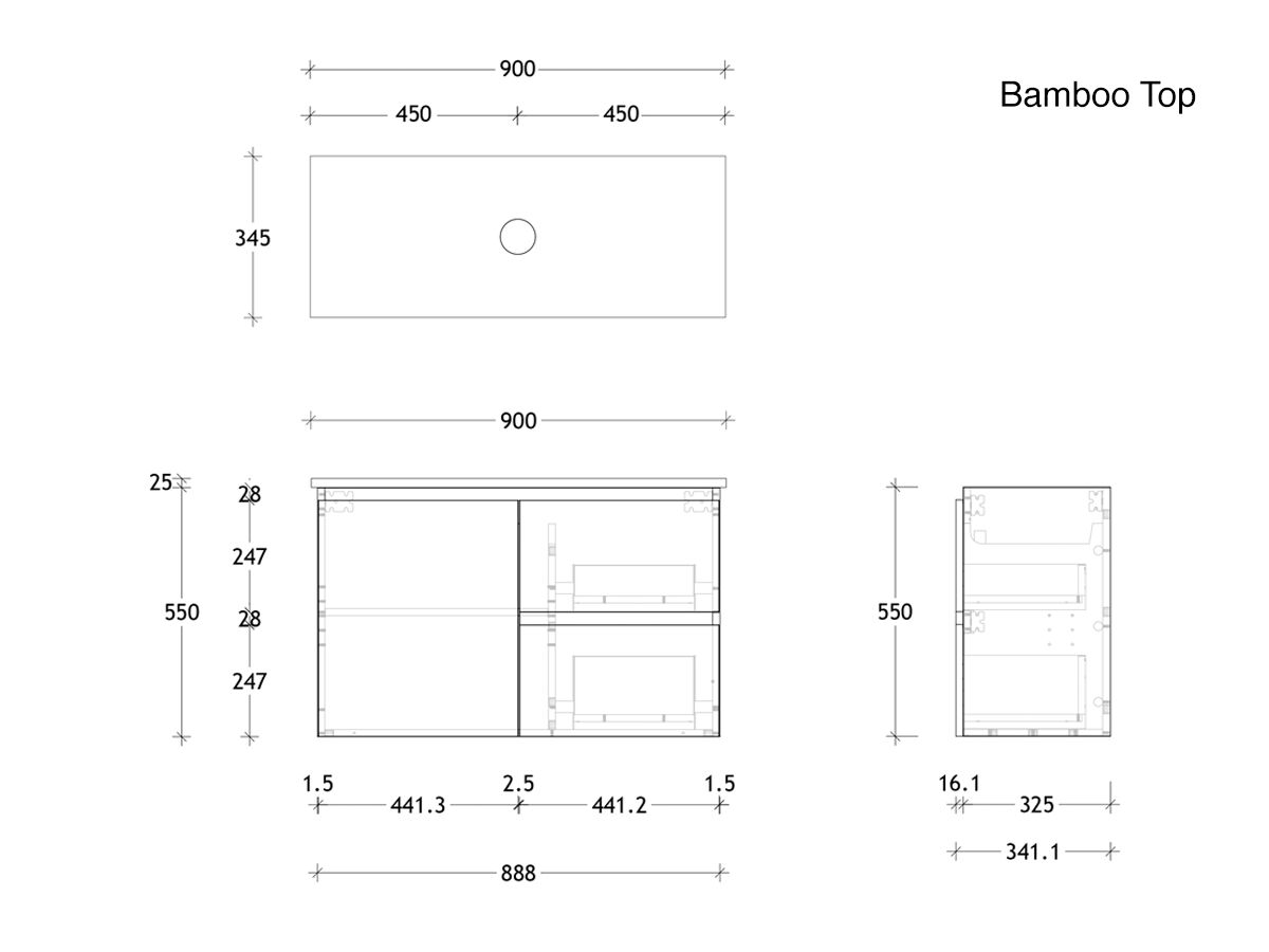 Posh Domaine Ensuite Vanity Unit